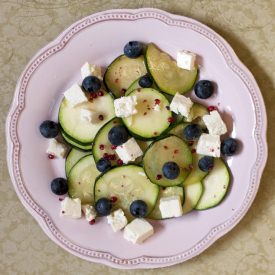 Blueberry Zucchini Salad