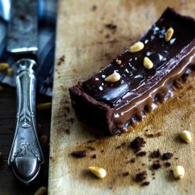 Chocolate and Salted Caramel Tart
