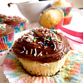 Nilla Cupcakes & Fudgy Frosting