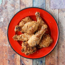 Cornflake-Coconut Baked Chicken