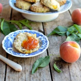 Peaches and Cream Scones