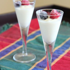 Eggless Vanilla Pudding