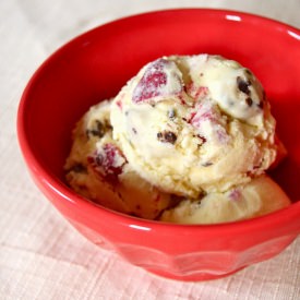 Strawberry Cookie Dough Ice Cream