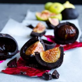 Chocolate Covered Fresh Figs