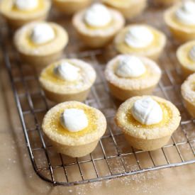Sugar Cookie Lemon Tarts