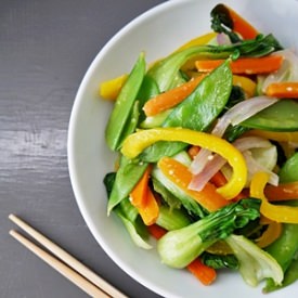 Garlic Ginger Veggie Stir Fry