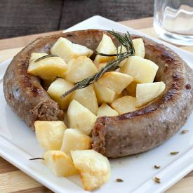 Pan fried Sicilian Pork Sausage