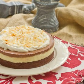 Coconut Brownie Cake