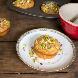 Pistachio Olive Oil Mini Teacakes