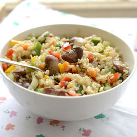 Brown Rice with Vegetables