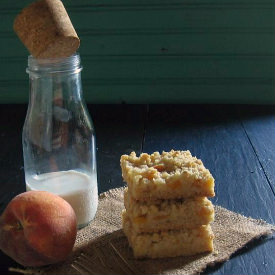 Peach Crumb Bars