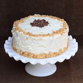 Chocolate Toasted Marshmallow Cake
