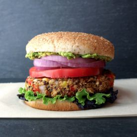 Quinoa & White Bean Veggie Burger