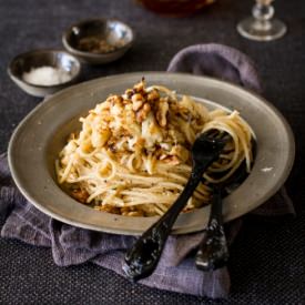 Spaghetti with Roasted Cauliflower
