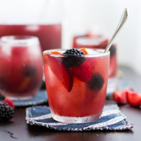Berry Plum Rose Sangría