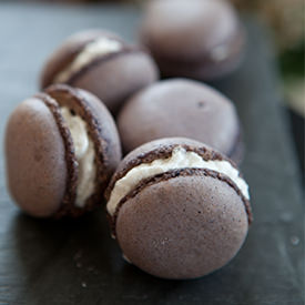 Vanilla-Lavender Macarons