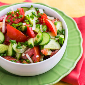 Cucumber and Tomato Salad