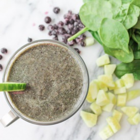 Blueberry Cucumber Smoothie