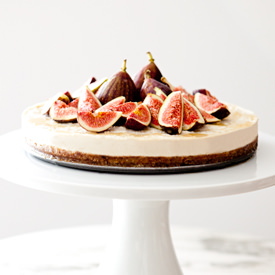 Cheesecake with Figs & Salted Honey
