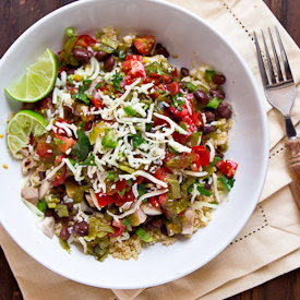 Burrito Bowls with Hatch Chiles