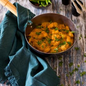 Chicken Cooked in Mustard Sauce