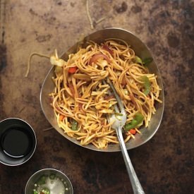 Vegetable Hakka Noodles