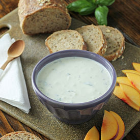 Basil Ricotta Yogurt Dip