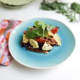 Roasted Rainbow Carrot Salad
