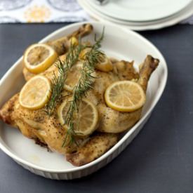 Crockpot Lemon Rosemary Chicken