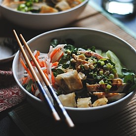 Vietnamese Vermicelli Noodle Bowl