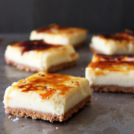 Creme Brulee Cheesecake Bars