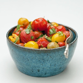 Roasted Cherry Tomatoes with Garlic