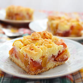 Peach Crumb Bars
