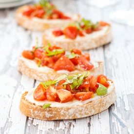 Tomato Bruschetta with Ricotta