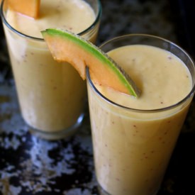 Mango Cantaloupe Peach Smoothie