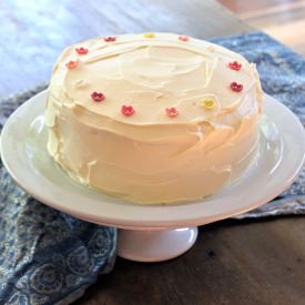 Lemon and Berry Butter Layer Cake