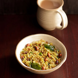 Kanda Poha or Onion Poha
