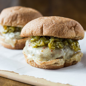 Hatch Chile Chicken Burger