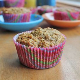 Carrot Oatmeal Muffins