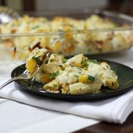 Baked Rigatoni with Grilled Summer