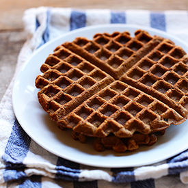 Vegan Whole Grain Waffles