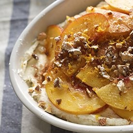 Peach & Cinnamon Trifle