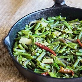 Long Beans Stir Fry (Kerala style)
