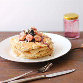Coconut and Banana Pancakes