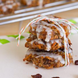 Quinoa Carrot Cake Breakfast Cookie