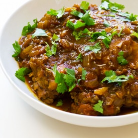 Savory Chicken Braised in Port