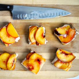 Peach and Yogurt Squares