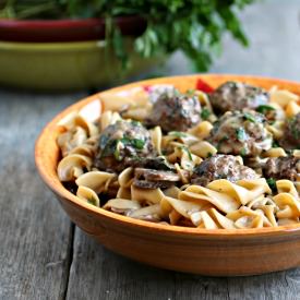 Meatballs Stroganoff