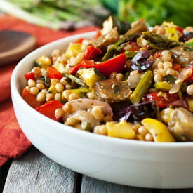 Israeli Couscous Roasted Vegetables