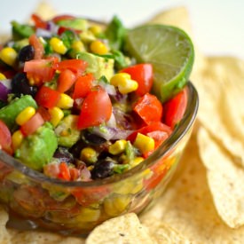 Chunky Avocado Lime Salsa